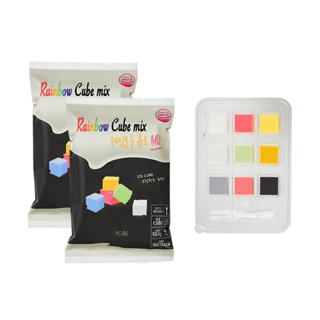 강원더몰,(라이브특가)레인보우 과일큐브MIX 종합 4종 8팩set(블랙2,칼슘2,과채2,9구2)