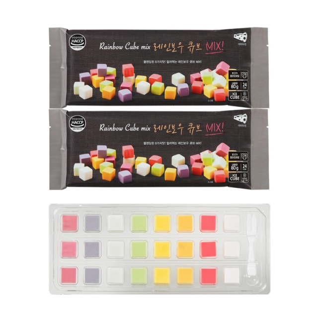 강원더몰,(라이브특가)레인보우 과일큐브MIX 종합 4종 8팩set(블랙2,칼슘2,과채2,9구2)