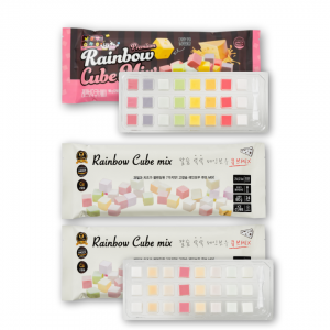 레인보우 과일큐브MIX 종합 3팩set(블랙1,칼슘2)