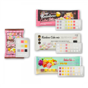 레인보우 과일큐브MIX 종합 4종 4팩set(블랙1,칼슘1,과채1,9구1)