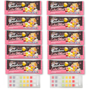 레인보우 과일큐브MIX 블랙 10팩set